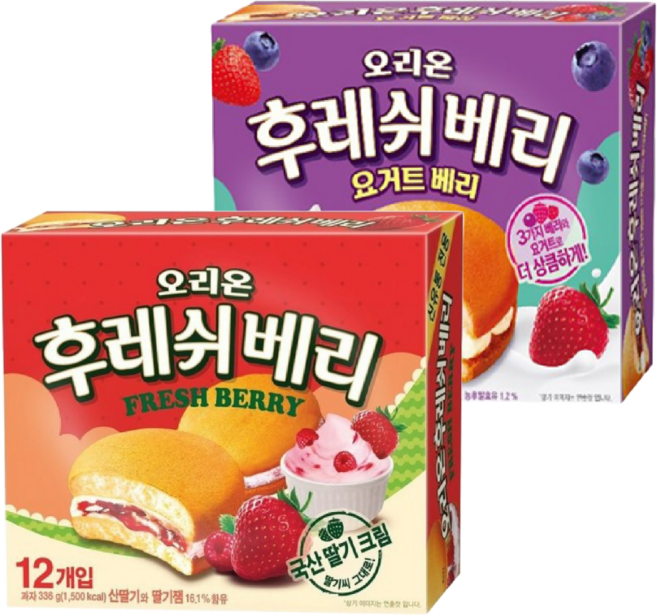 후레쉬베리 딸기 + 후레쉬베리 요거트, 1세트, 672g