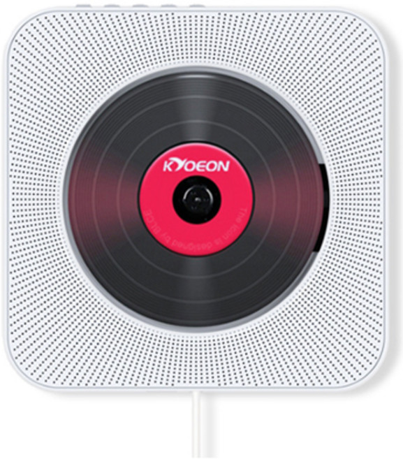 808 多功能壁掛/桌立式CD/MP3播放機 支援藍牙/FM/USB 附遙控器, 808 CD版/白色, 白色, 808-W