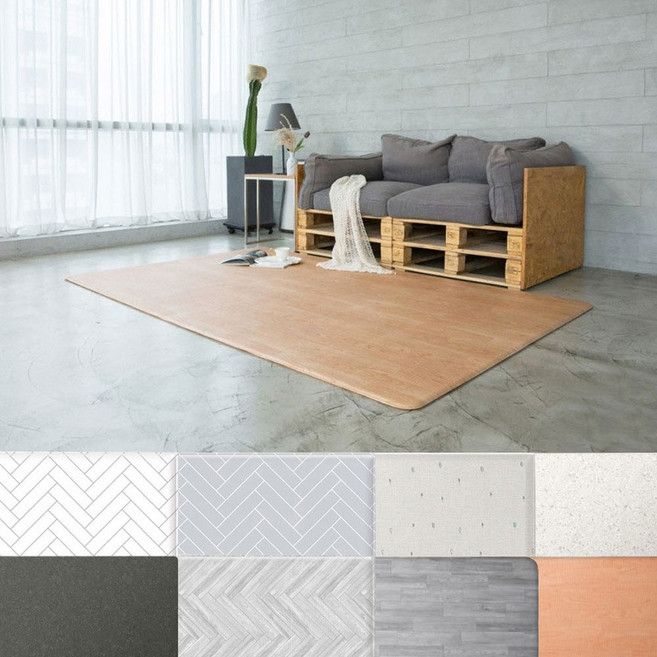 Kormat 에코 PVC 양면 거실매트놀이매트 카페트매트 층간소음매트 바닥매트, 3.소프트테라조