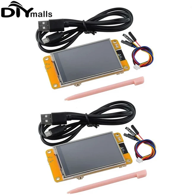 2.8" ESP32-2432S028R ESP32 디스플레이 ILI9341 저항막 터치스크린 TFT LCD 모듈 ESP-WROOM-32 개발 보드, 02 2 display
