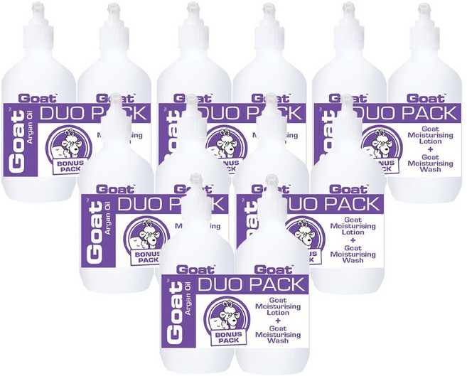 수킨(Sukin) 고트 바디워시 &로션 아르간 오일 듀오팩 500ml X 6개, 1세트, 3L