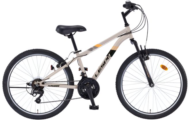 2025 삼천리 레스포 24 태풍SF 자전거 초등학생 중학생 주니어 입문용 MTB자전거, 1개, 159cm, 베이지 (99% 조립)