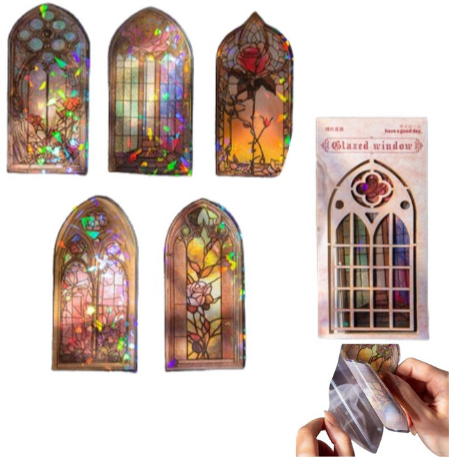 바이유즈 다꾸스티커 글라스윈도우, 로즈글라스