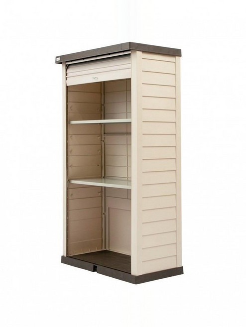 야외 정원용 방수 캐비닛 슬라이딩 수납장 자외선 차단 다용도 인테리어 모듈형 수납장, 수평 미닫이문 450V 높이 45cm