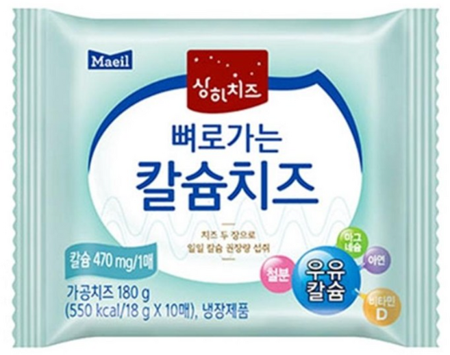 상하치즈 뼈로가는 칼슘 치즈, 180g, 1개