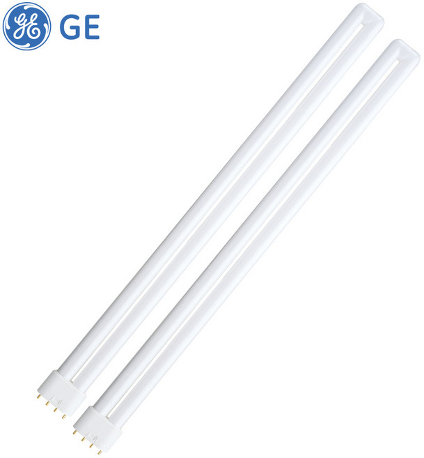 GE 삼파장 형광램프 프리미엄 FPL55EX-D PL 55W 주광색 2개입, 2개