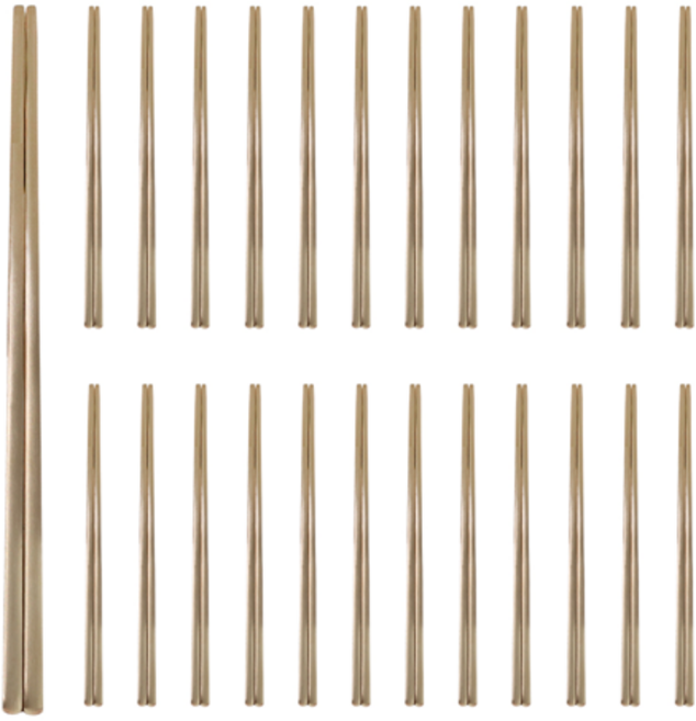 티타늄 골드 JS 젓가락, JS SUS430 티타늄 (스텐24종) 젓가락 50P, 1개