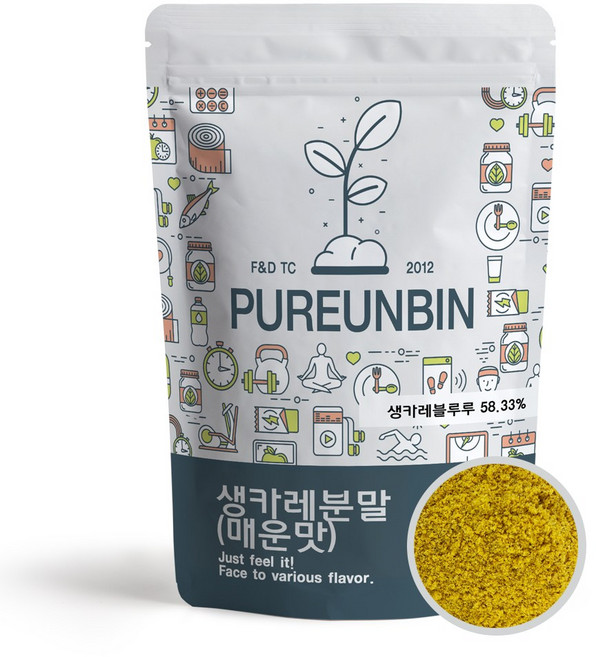 푸른빈 카레 가루 분말 매운맛, 1개, 500g
