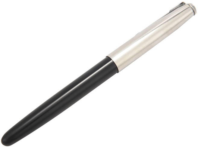 영웅 616 분수 펜 후드 골든 펜촉 블랙 배럴 작은 빈티지, 14 x 1.2 x 1.2 cm, 검은색