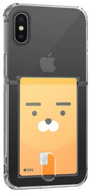 아이폰 투명 카드 케이스