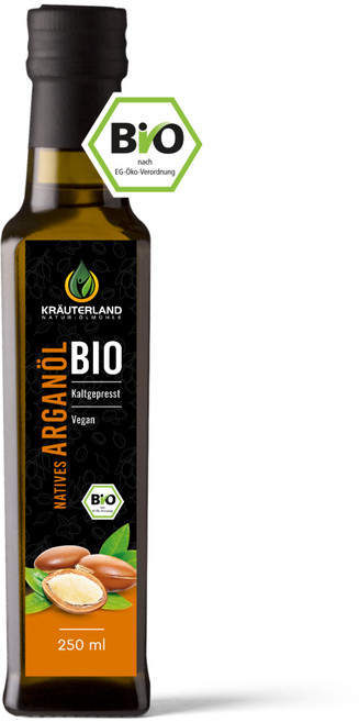 독일 Krauterland 크라우터랜드 바이오 냉압착 아르간 오일 네이티브 250ml, 1개