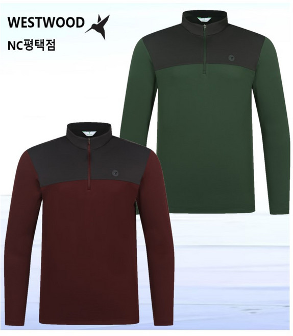 웨스트우드 WESTWOOD 남성 웨스트 배색 집업티셔츠 2컬러 O4333