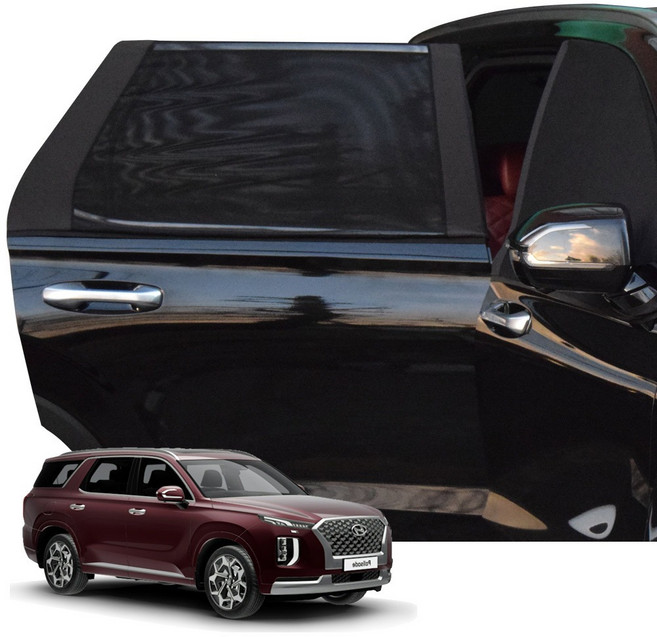 팰리세이드 차박 모기장 방충망 차량 용 자동차 햇빛가리개 뒷자석 창문 전용 캠핑 용품 세트