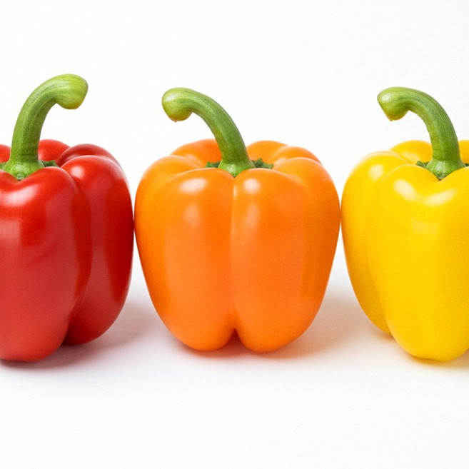 국내산 파프리카 빨강 노랑 혼합 고추 롱 파프리카 못난이 피망 1kg, 1