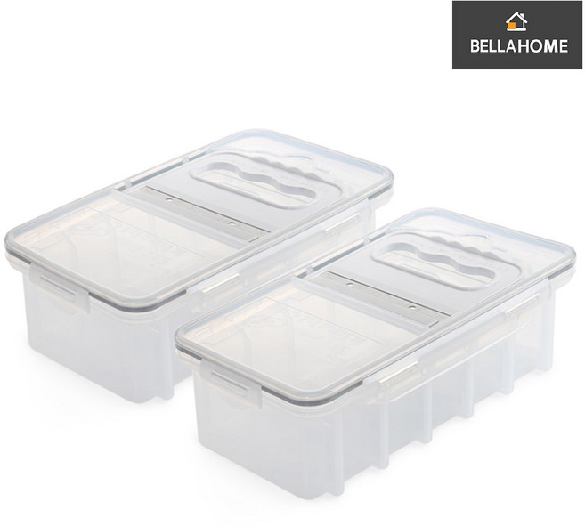 [2개세트] 벨라홈 김치 슬라이스 커터 밀폐용기(CN9226), 2세트