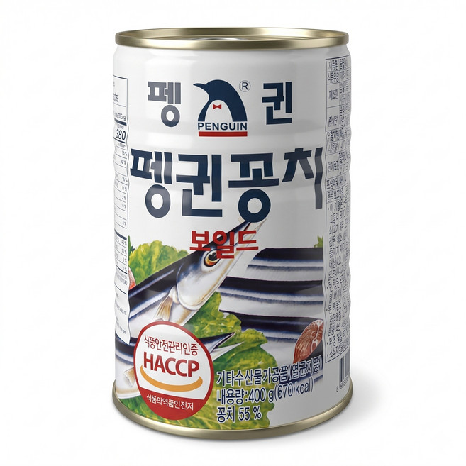 펭귄 꽁치 400g x24캔 / 통조림 조림 캔, 24개