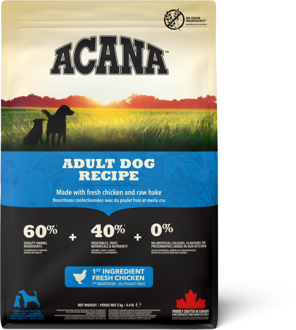 아카나 강아지 어덜트 건식사료, 닭, 2kg, 1개