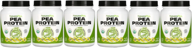 멀티구성 네이쳐스플러스 PEA protein 파우더 식물성 퀴노아 무설탕 1.1파운드, 6개, 500g - 쿠팡