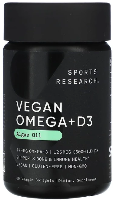 스포츠 리서치 오메가3 피쉬 오일 DHA EPA 60소프트젤, 60정, 1개 - 쿠팡