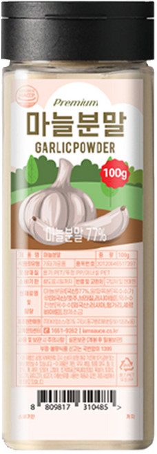 아이엠소스 마늘분말, 100g, 1개