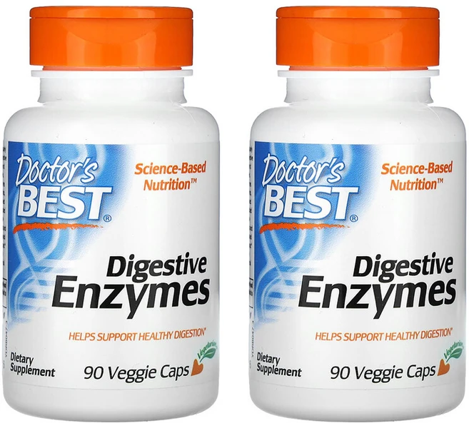 닥터스베스트 다이제스티브 엔자임즈 베지 캡, 90정, 2개 - 쿠팡