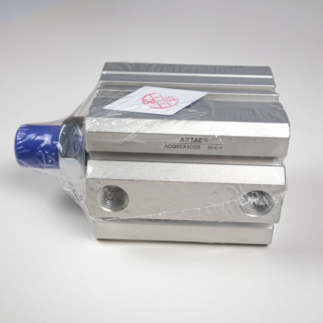 AirTAC 공압 박형실린더 ACQ50X40SB 복동 50파이 40스트로크 1/4인치포트 PT나사산, 1개