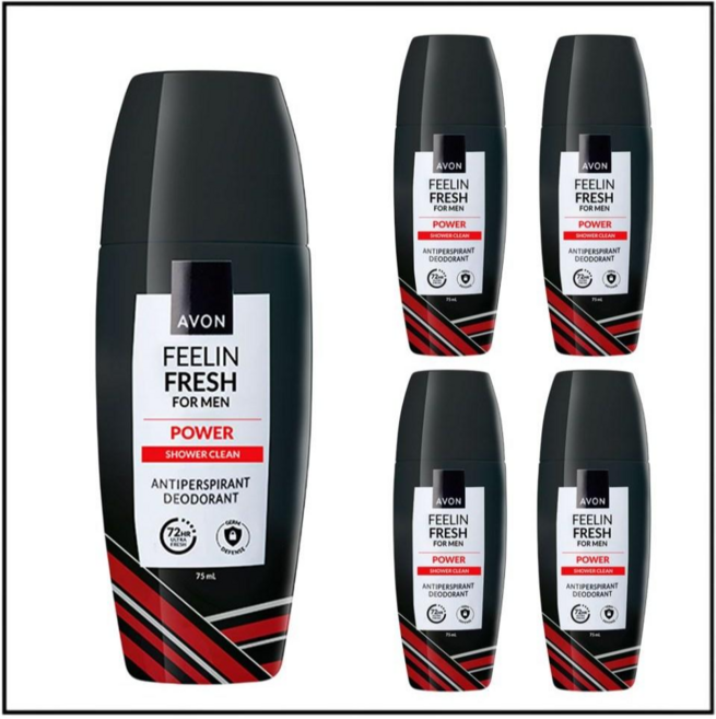 AVON 雅芳 制汗體香劑 乾適防護 75ml, 5個