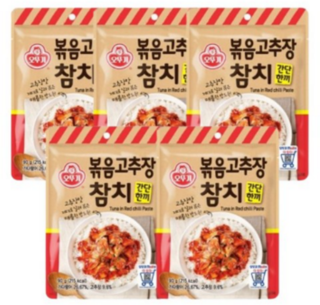 오뚜기 간단한끼 볶음고추장 참치 90g 10개