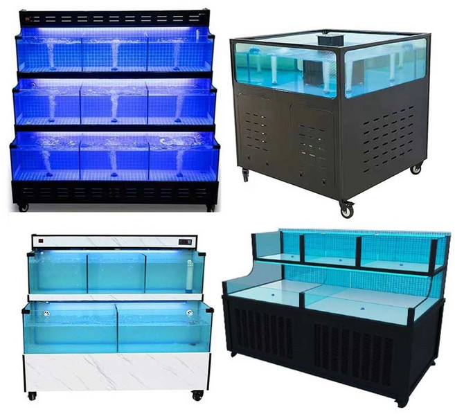 업소용수족관 대형 조개 어항 수조 횟집 양식장, 주문 제작 사이즈 연락, 1개