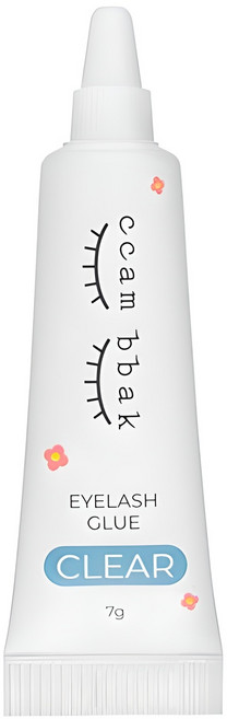 깜빡 글루 속눈썹 접착제 7g, 투명, 1개