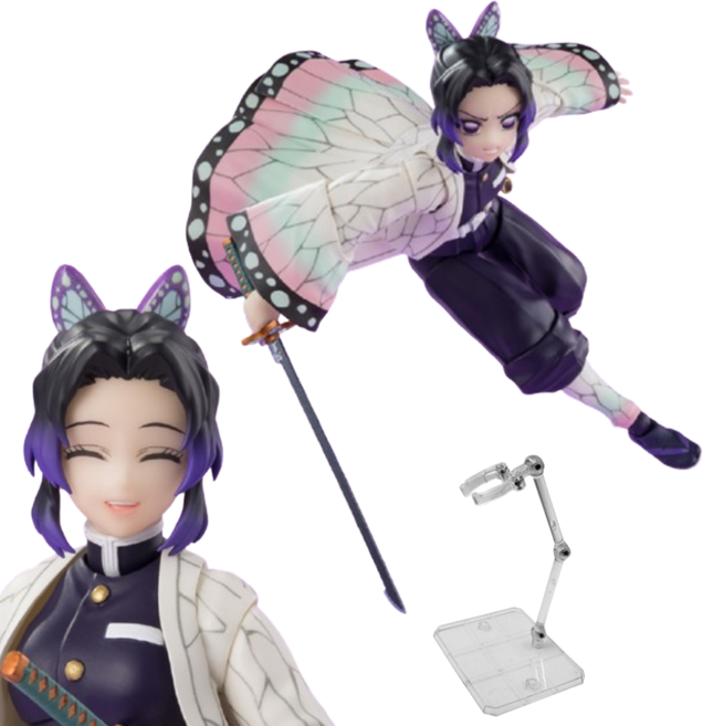 S.H.피규아트 귀멸의칼날 귀살대 충주 코쵸우 시노부 프라홈액션베이스, 1개