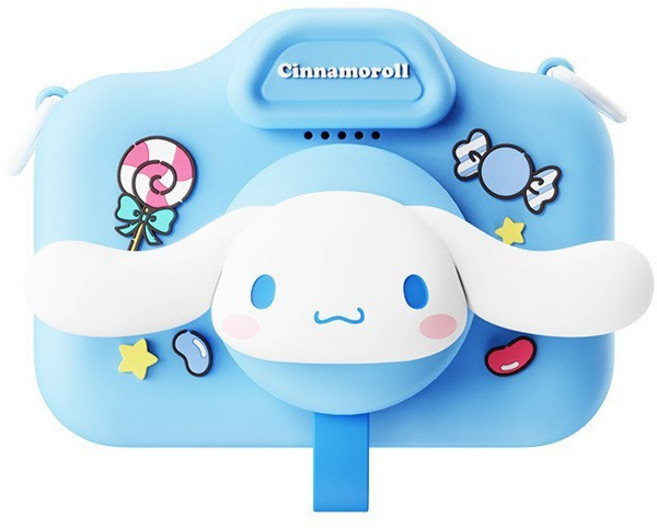 산리오 셀카 미니 디지털 듀얼 카메라 디카, 64G, 블루