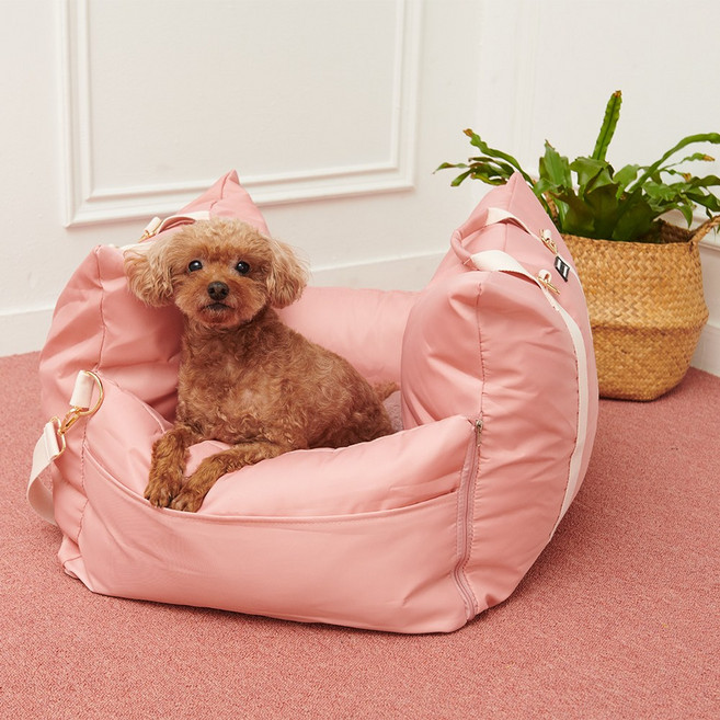 세븐펫 강아지 고양이 구름 카시트, 로즈핑크, 1개