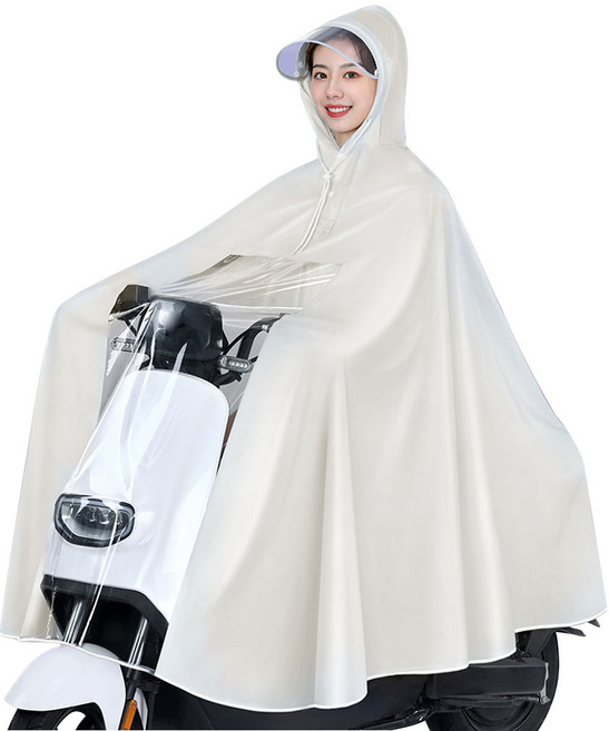 다용도 오토바이 우비 아웃도어 남녀공용 우비 일체형 레인코트 방수우비 방풍방수 가능 블루 화이트 퍼플