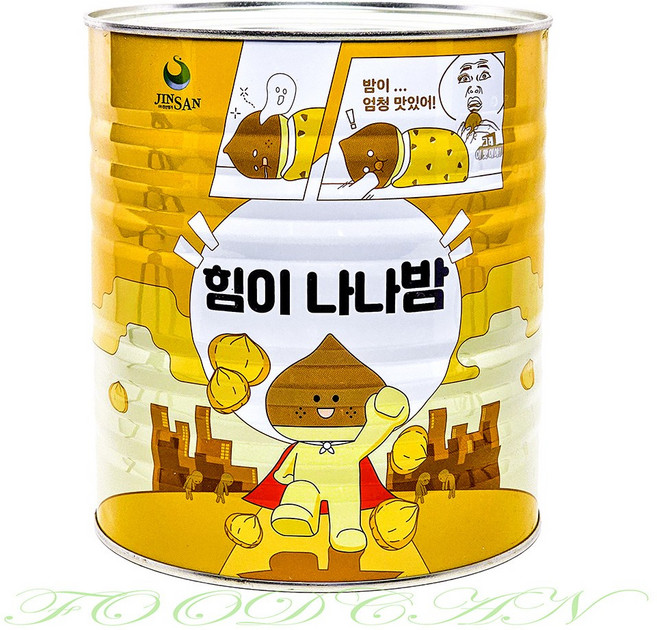 진산 밤 홀 3kg 감로자 밤통조림, 1개