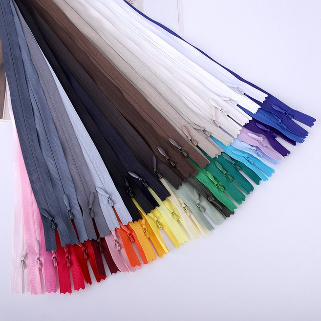 짱패브릭 국산 25cm 컬러 콘솔지퍼 -38color, 와인, 1개