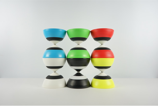 三鈴SUNDIA 扯鈴 耐磨材質 聲音清脆 輕鬆掌握各式花招 黑色 只有扯鈴, 黑色, 只有扯鈴, 1套