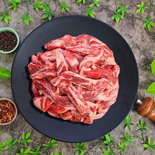 수입소고기 냉장 갈비살 늑간살 구이용 500g, 1.5cm 엇썰기 500g