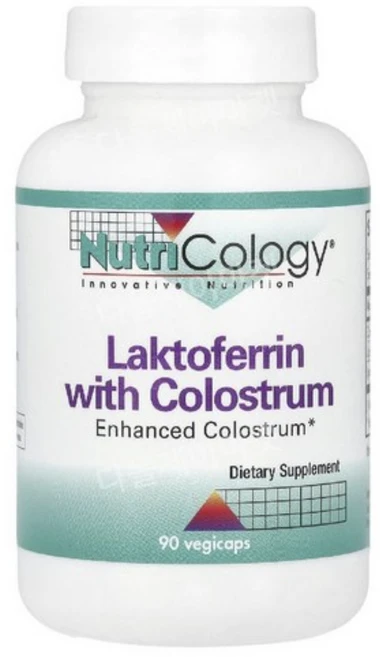 뉴트리콜로지 락토페린 콜로스트럼 초유 90 베지캡, 90정, 1개 - 쿠팡