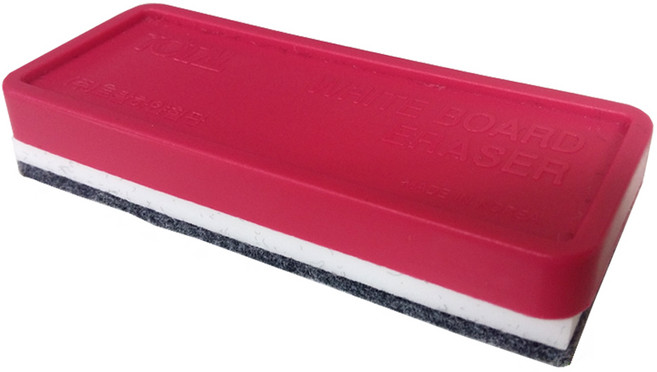 토탈 화이트보드 단면지우개 낱개 마카지우개 칠판