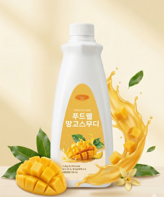 푸드웰 망고스무디, 1개, 2.3kg