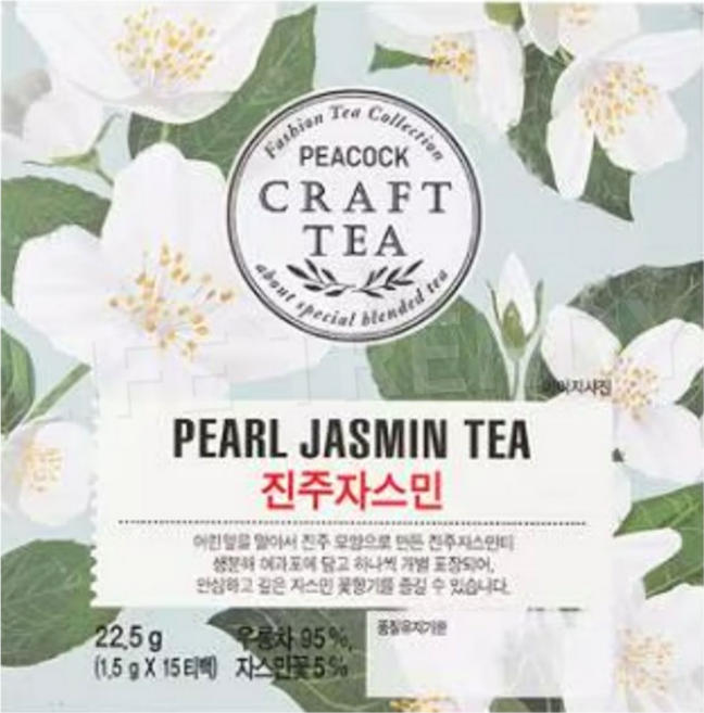 피코크 진주 자스민차, 1세트, 15개입