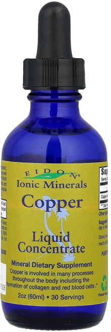 에이돈아이오닉 미네랄 구리 액상농축액 2온스(60ml), 에이돈아이오닉 미네랄, 구리, 액상농축액, 2온스(60, 1개, 60ml - 쿠팡