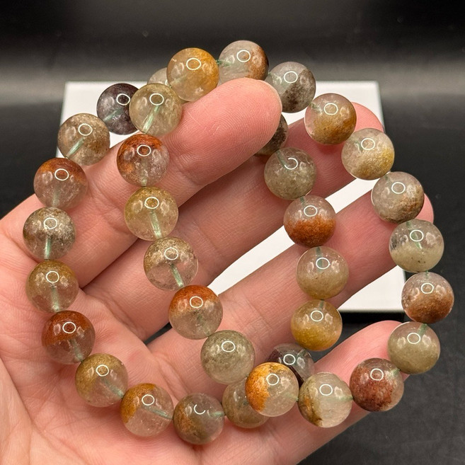 牛老爹 彩幽靈手珠 晶體超透美 帶聚寶盆 帶千層