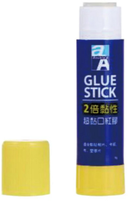 Double A 超黏口紅膠 支 - 文件黏貼首選 快速乾燥 超強黏性, 雙倍黏口紅膠 (8g) DAGS2000, 1個