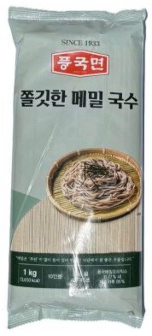 청정원푸드마크 찰진 메밀면1kg