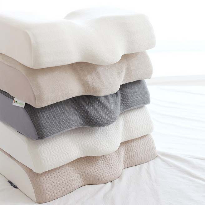 베네폼 메모리폼 C 서포트 모달 삼중직 베개, 브라운, 1개