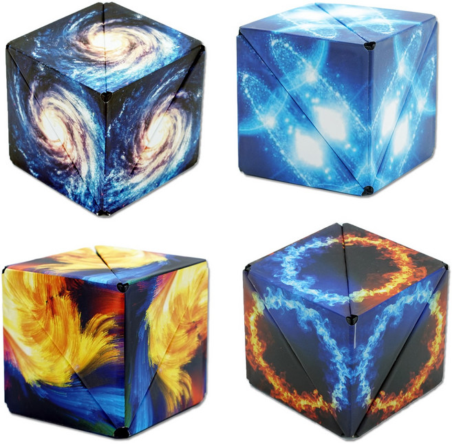 25종 우주큐브 인기색상 4개세트 자석 3d 입체 완구 변신 합체 마그네틱 큐브놀이, 인기색상 4종, 1개