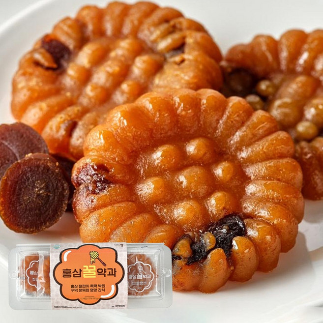 [홍삼성찬]홍삼꿀약과 40gx5개입 팩, 단품, 1개