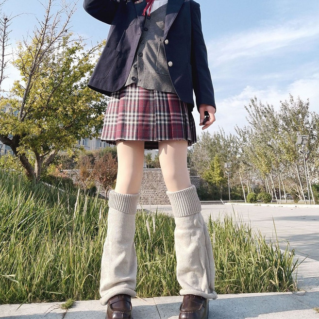 하이유니 니트 나팔 발목 토시 다리 레그 워머